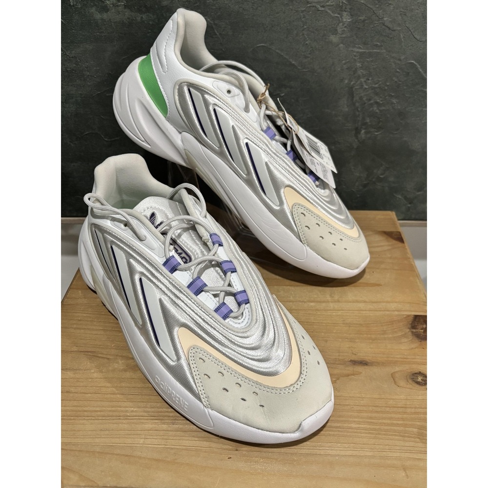 Adidas‎ Ozelia W Shoes Womens Size 9 Silver White Originals adiPRENE GW3065